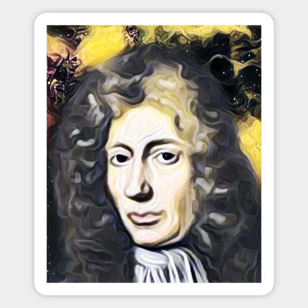 Robert Boyle Portrait | Robert Boyle Artwork 8 Magnet by JustLit